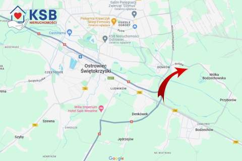 Działka z WZ ul. Wschodnia Ostrowiec 2945m2