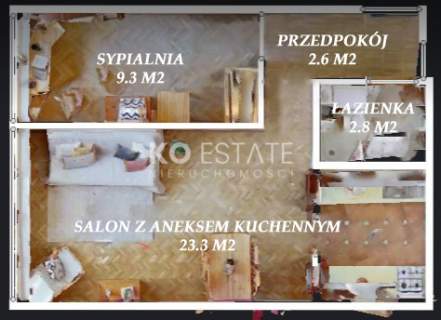 2 pokoje 38 m rozkadowe I UE Sky Tower