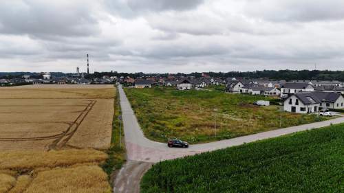 Działka budowlana 1000 m2 - Pszenno, spokojne osiedle domów
