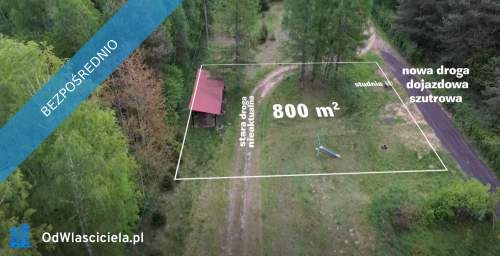 Działka budowlana, przy lesie, na sprzedaż, 800m2, 12 km od Kielc,...