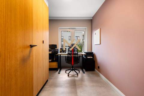 Apartament premium Olimpia Port widok na Odrę