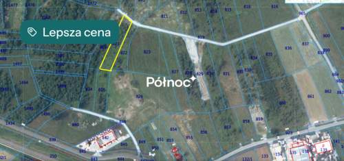 Cikowice działka przemysłowa 21arów