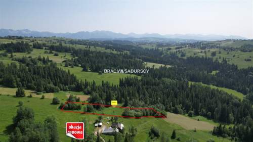 Działka budowlana na sprzedaż, 4267 m2, Bańska Wyżna