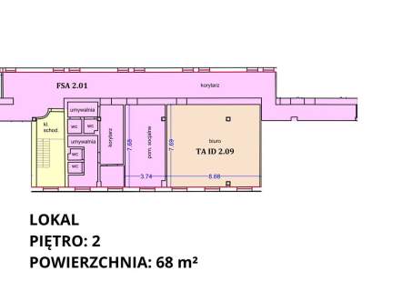 Biuro na wynajem - 68 m 