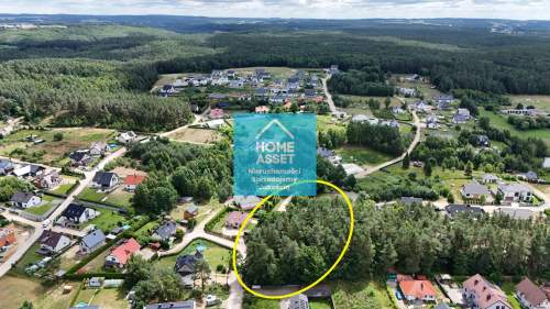 Gościcino Działka budowlana z lasem 3127m2