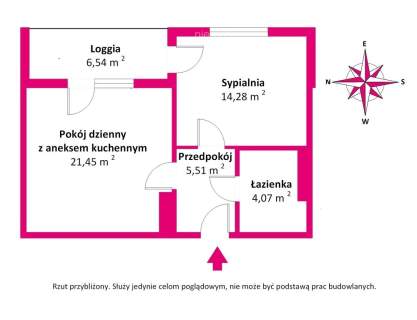 2 pokoje 45,31 m Ursus Rakuszanki