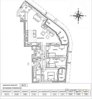 Nowy urządzony apartament 100m2 -widok -duża logia