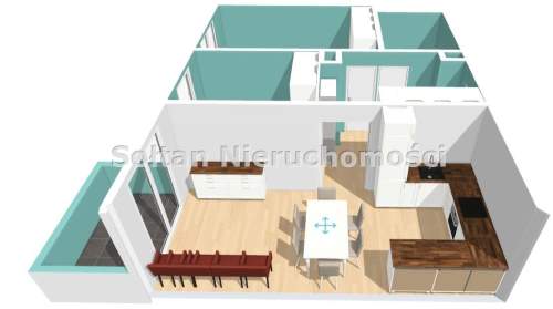 Bielany Residence Metro Balkon zieleń 