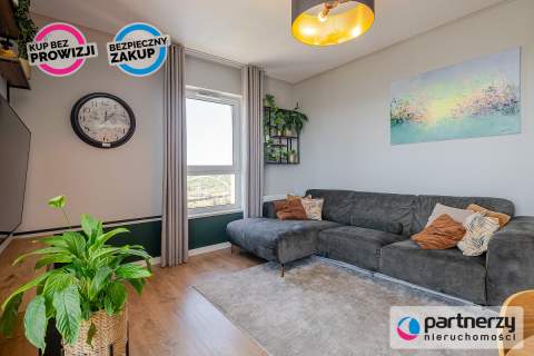 3 pokoje Letnica 65m2, 11 piętro, piękny widok