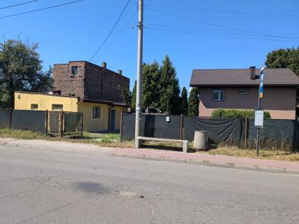 Lokal 60 m ogrodzona działka 514 m pod działalność Sosnowiec