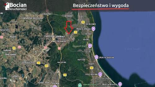 Uzbrojona działka pod bliźniaka-Gdynia 