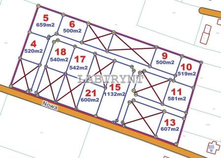 Budowlana, 600m2, 20x30, z planem miejscowym
