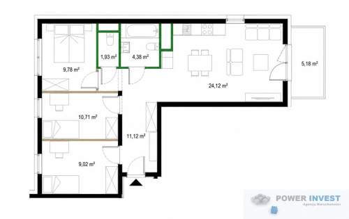 4 pokoje Balkon Bez PCC i prowizji