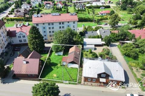 Bieszczady Ustrzyki Dolne działka w centrum miasta
