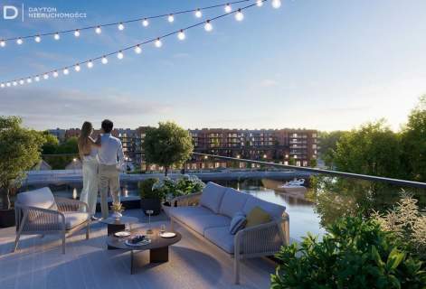 Apartament z Ogrodem Zimowym, Widok na Motławę