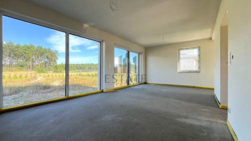 Nowoczesny dom 94,7 m , Solec, widok na las
