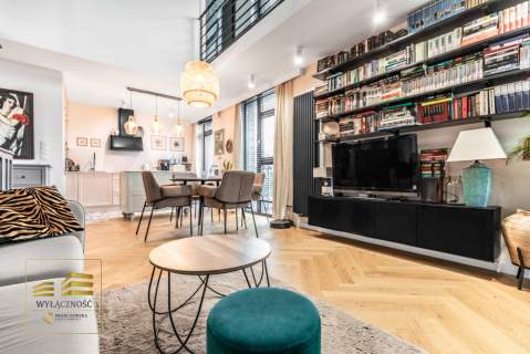 Nowoczesny apartament z antresolą, Nałęczowska