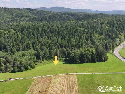 Berezka - 27 arów przy lesie i potoku