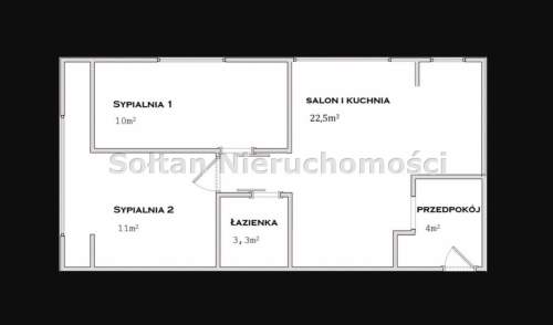 3 pokoje Zielony Mokotów 46m 
