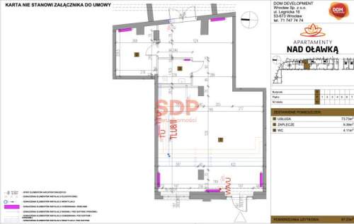 Lokal usługowy 87 m2 z witrynami Krakowska Parking