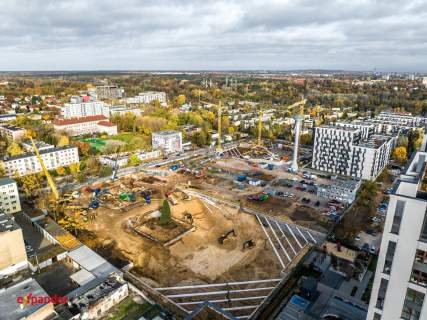 4-pokoje w sercu Jeżyc Widok na park