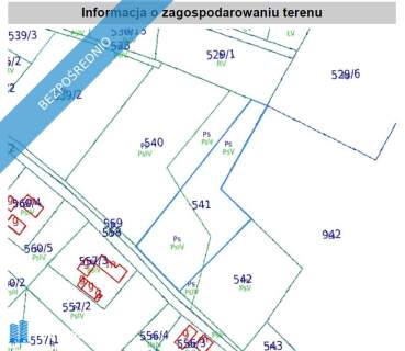 Działka 4295 m   złożony wniosek o WZ na dwa domy