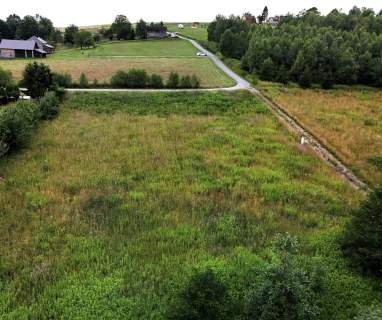 Działka budowlana pod lasem 1730m2, WZ, prąd