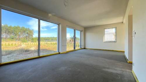 Nowoczesny dom 94,7 m , Solec, widok na las