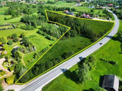 Duża działka przy trasie na Nowy Sącz - potencjał inwestycyjny