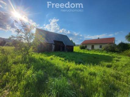 Duża działka ze starym domem i stodołą