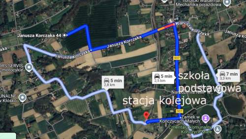Gospodarstwo w Kończycach Małych.