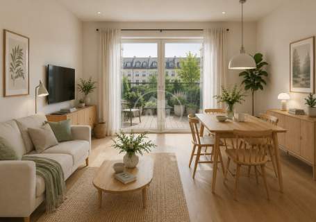 Duży balkon 11m2 Funkcjonalny układ Maślice