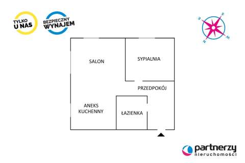 2 pokoje z balkonem Miejsce postojowe Tramwaj