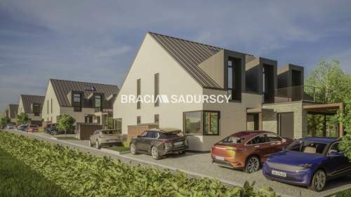 Działka z projektem na 5 bliźniaków