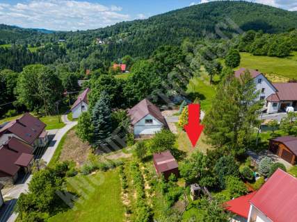 Działka budowlana 731 m z widokiem na Beskid Mały