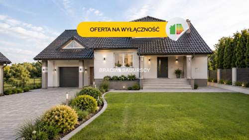 Dom z dużą działką budowlaną k. Niepołomic