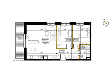 Dwustronne Duzy Balkon Kameralny budynek