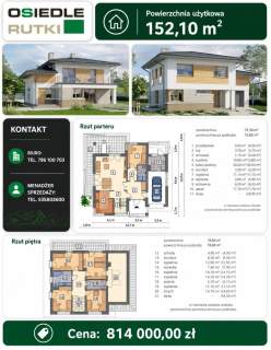 Domy od 52 do 152m2 - różny przedział cenowy
