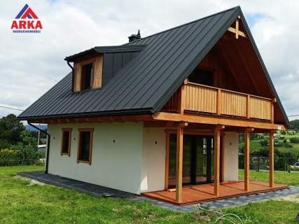 Nowy dom na widokowej działce blisko Limanowej