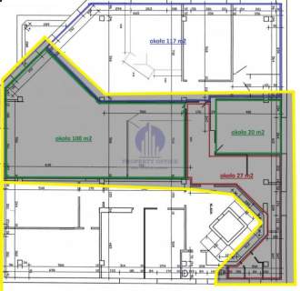 Bielany lokal biurowy 127m2 do wynajęcia