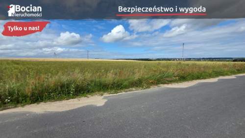Płaska, słoneczna działka z dobrym dojazdem-Glincz