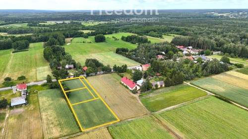 Działka w Borsukach 1800 m2 WZ nieopodal rzeki Bug