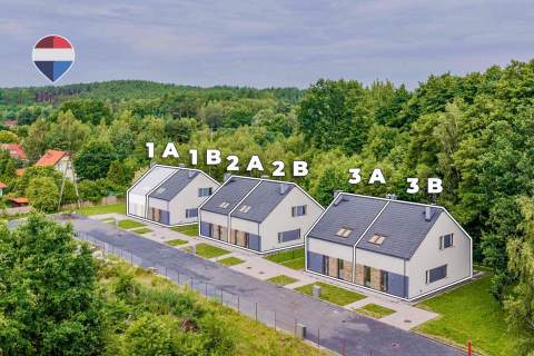 Na sprzedaż segmenty 109 m w sąsiedztwie lasu