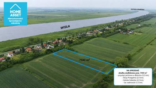 Działka siedliskowa blisko morza i miasta