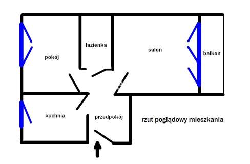 Blisko Metra. Duży Balkon. Dwustronne