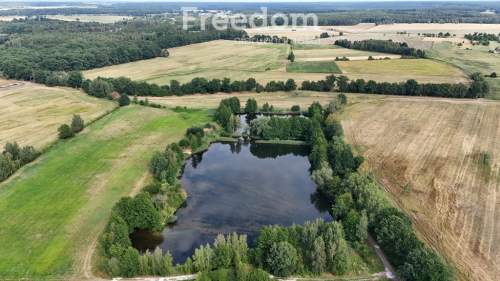 Działka 3,61 ha ze stawem i gruntem rolnym