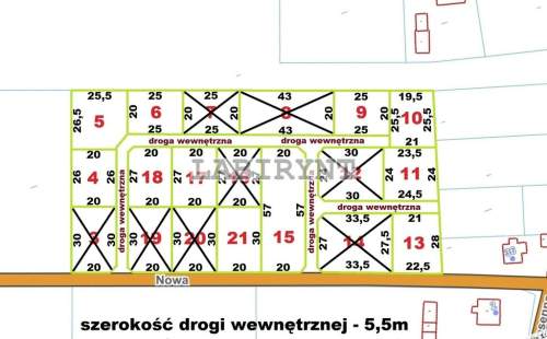 Budowlana, 600m2, 20x30, z planem miejscowym