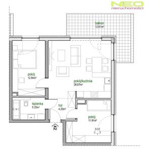 Nowe M3 -parking -balkon