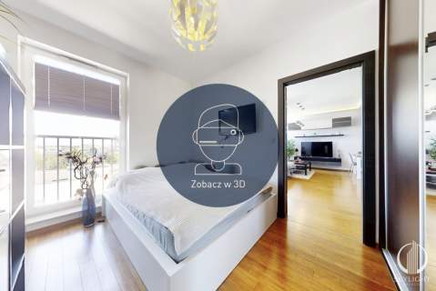 Komfortowe, dwupokojowe mieszkanie balkon
