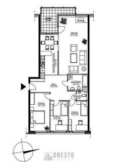 Apartament 104 m2 w centrum Lublina 3 sypialnie 2 mca postojowe